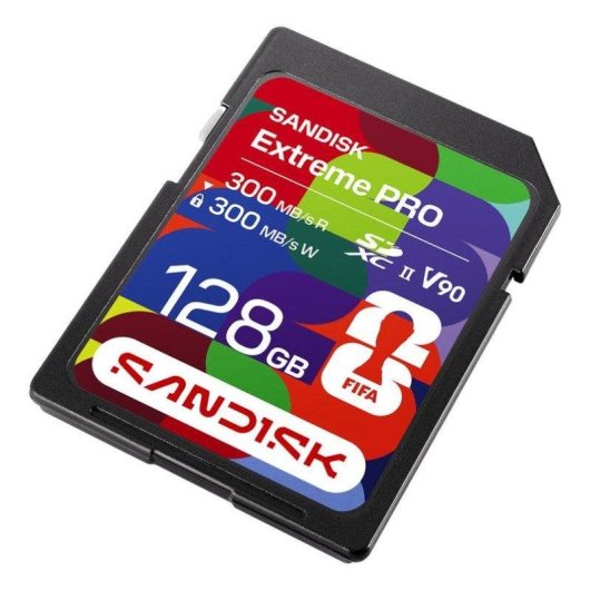 Cartao de memoria Sandisk Extreme PRO 128GB SDXC UHS-II 300MB/s V90 IP68