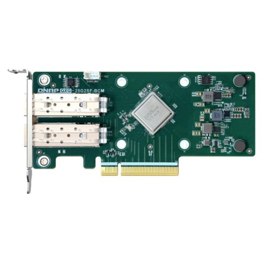 Tarjeta de Red QNAP QXG-25G2SF-BCM PCI Express 25Gbps SFP28 Dual Port