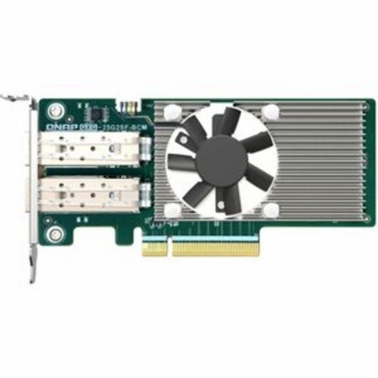 Tarjeta de Red QNAP QXG-25G2SF-BCM PCI Express 25Gbps SFP28 Dual Port