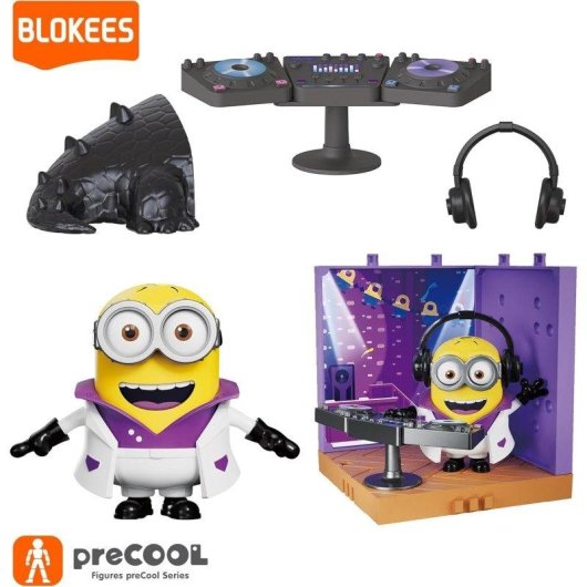 Blokees PreCOOL Minions Série 02 Kit de Construção 4 peças
