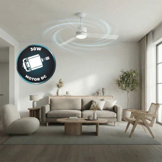 Deckenventilator Cecotec EnergySilence Aero 452 Quicksnap White 30W LED