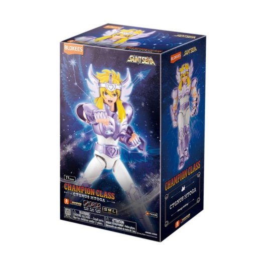 Blokees Saint Seiya Champion Class 07 Cygnus Hyoga Figura Coleccionable