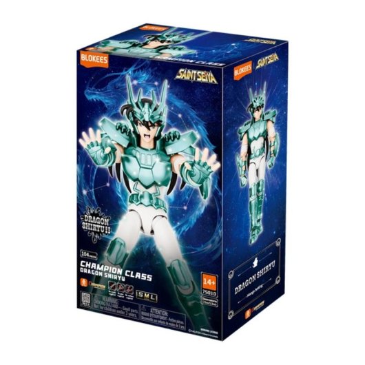 Blokees Saint Seiya Champion Class 09 Dragon Shiryu 40 articulaciones