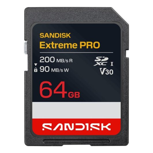 Speicherkarte SanDisk Extreme Pro 64 GB UHS-I 200 MB/s V30 robust
