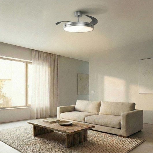 Deckenventilator Cecotec EnergySilence Aero 2440 LED 30W DC Edelstahl