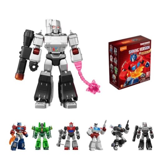 Blokees Transformers Versión Brillante 01 Shining Roll Out 6 figuras Aleatorias