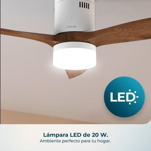 Deckenventilator Cecotec EnergySilence Aero 5600 Classic White Darkwood 40W