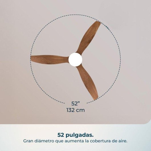 Deckenventilator Cecotec EnergySilence Aero 5600 Classic White Darkwood 40W