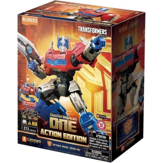 Blokees Transformers Action Edition Optimus Prime Orion Pax 71173 272 peças