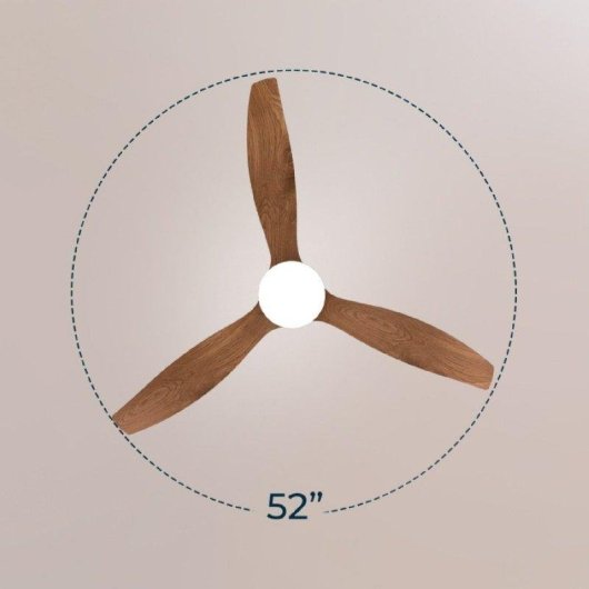 Deckenventilator Cecotec EnergySilence Aero 5600 Classic Gold&Darkwood 52" DC 40W LED