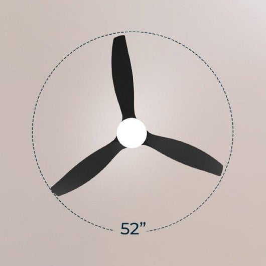 Deckenventilator Cecotec EnergySilence Aero 5600 Classic White&Black LED 52"