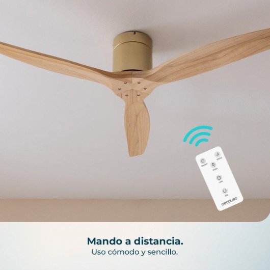 Ventilateur de plafond Cecotec 52 pouces DC 40W 3 pales télécommande