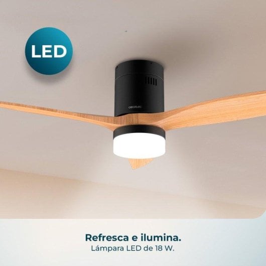 Deckenventilator Cecotec EnergySilence Aero 5600 Classic Black Lightwood DC 40W