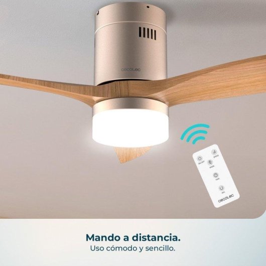 Deckenventilator Cecotec EnergySilence Aero 5600 Classic Gold Lightwood DC 40W