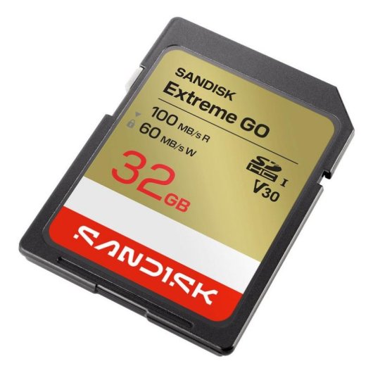 Tarjeta SD SanDisk Extreme GO 32 GB UHS-I 100 MB/s Clase V30