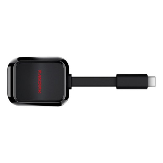 Leitor SanDisk QuickFlow USB-C SD USB 3.2 Gen 1 Preto Compacto