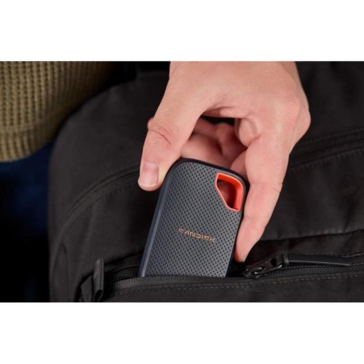 Disque Dur SanDisk Extreme Portable 2TB SSD USB 3.2 Gen 2x2 2000MB/s Rouge Bleu