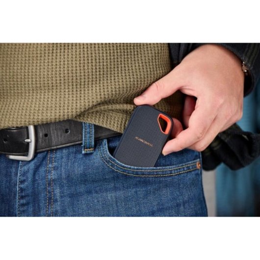 Disque Dur SanDisk Extreme Portable 2TB SSD USB 3.2 Gen 2x2 2000MB/s Rouge Bleu