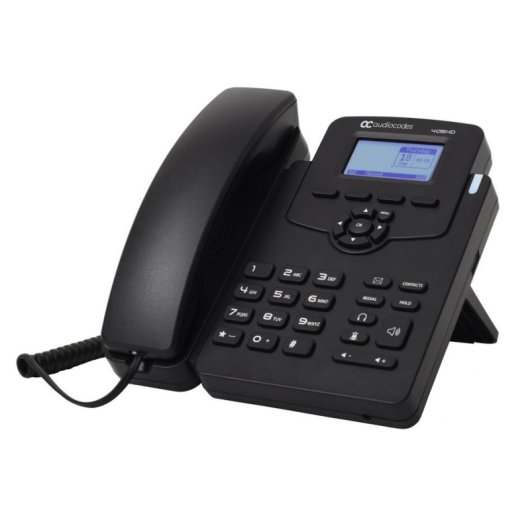 Téléphone IP AudioCodes 405HD Noir 2 lignes PoE Gigabit