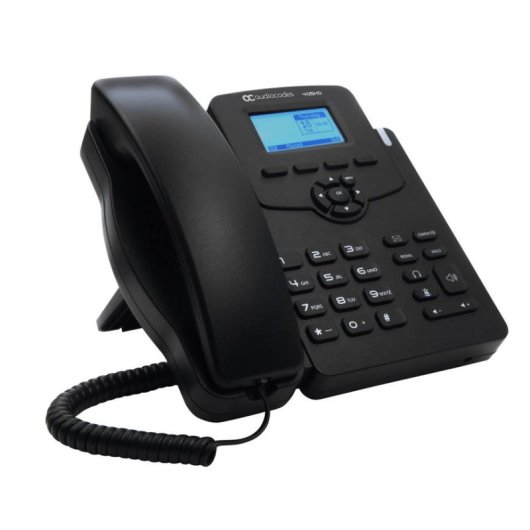 Téléphone IP AudioCodes 405HD Noir 2 lignes PoE Gigabit