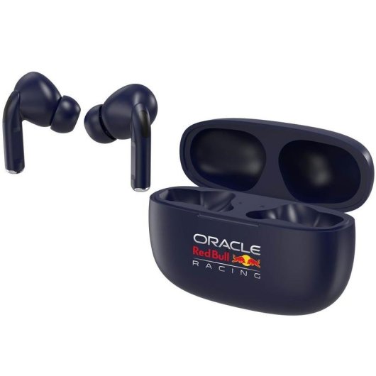 Auriculares Red Bull Racing RDBTWS inalámbricos True Wireless Bluetooth para llamadas y música, azul oscuro