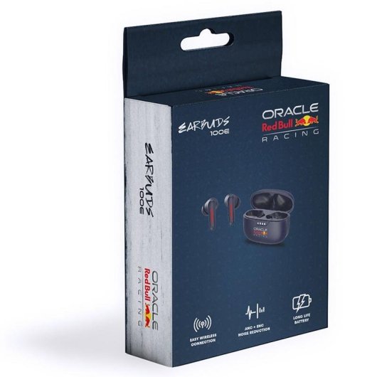 Auriculares Red Bull Racing RDBTWS inalámbricos True Wireless Bluetooth para llamadas y música, azul oscuro