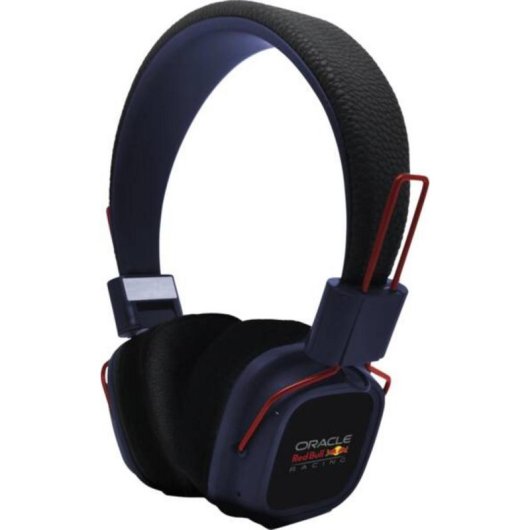 Auriculares Red Bull Racing RDBHDPRACE sem fios Bluetooth para música dobráveis azul e preto