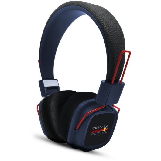 Auriculares Red Bull Racing RDBHDPRACE sem fios Bluetooth para música dobráveis azul e preto