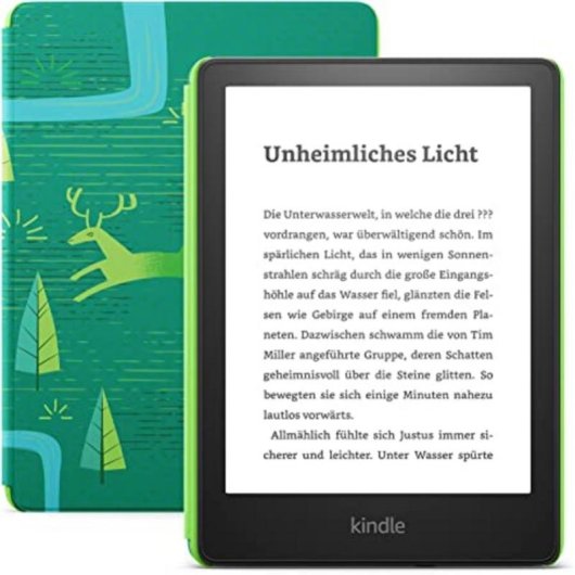 Libro Electrónico Kindle Paperwhite Kids 6,8" Wifi Bluetooth táctil negro y verde