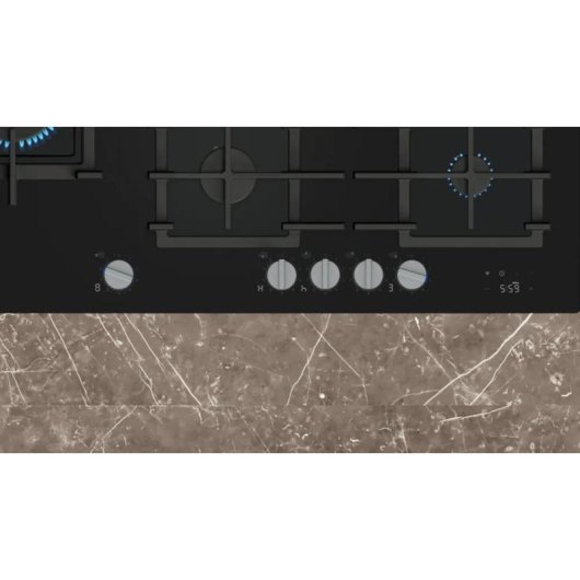 Encimera de gas Siemens iQ700 ER9A6SH40 5 zonas vidrio templado 90 cm