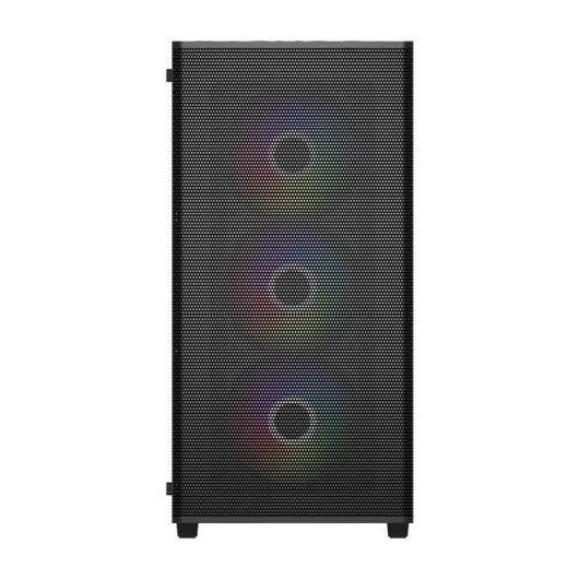 Caixa FSP M220-BA Preto ARGB Vidro Midi Tower ATX mATX