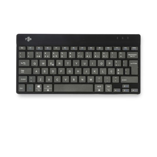 Tastatur R-Go Tools Compact Break Bluetooth ergonomisch QWERTY (PT) mit Pausensoftware