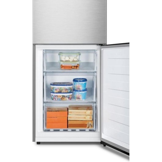 Frigorífico Combi Hisense RB3N300NECA Total No Frost 186 cm 304 L A Inox