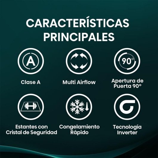 Frigorífico Combi Hisense RB3N300NECA Total No Frost 186 cm 304 L A Inox