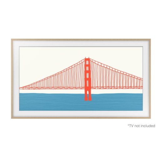 Samsung VG-SCFA50TKB/XC Montura para TV The Frame 50" Beige Plástico Peso 370g