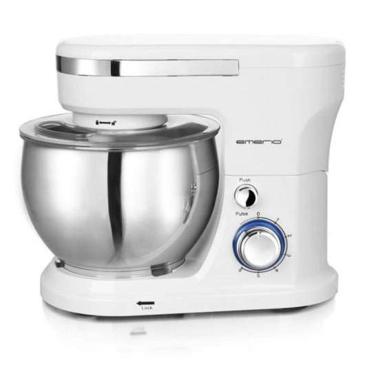 Robot de cozinha EMERIO KM-123117 5L 1000W branco inox