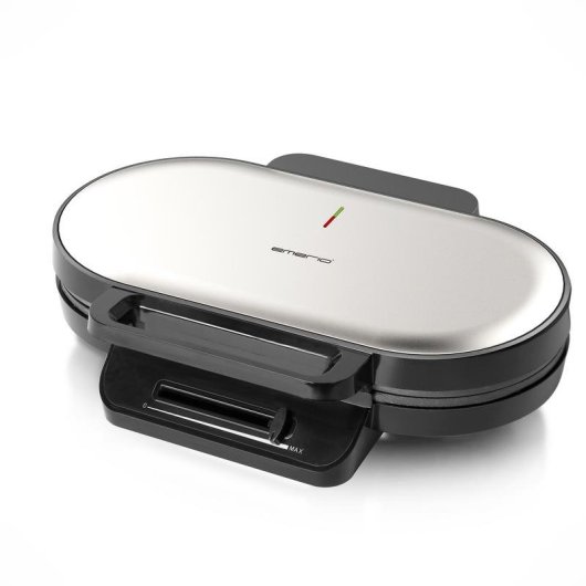 Gofriera Emerio WM-123356 1200W 10 cuori antiaderente nera