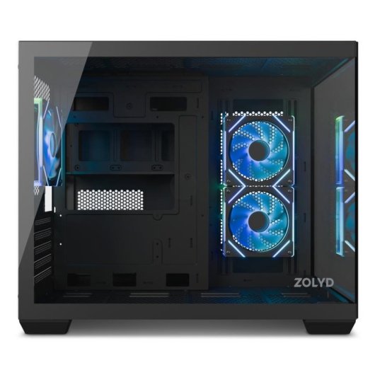 Tour Zolyd Pulsar Noir Transparent micro ATX Mini-ITX RGB Verre Trempe