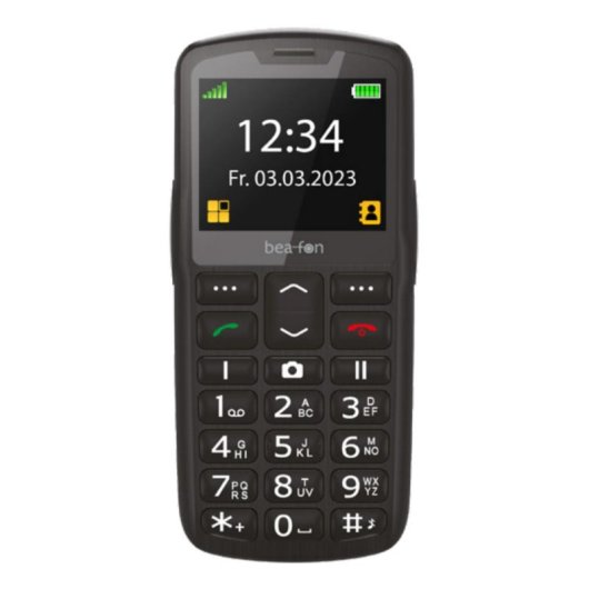 Téléphone mobile Beafon SL260 LTE 2.2 Bluetooth 800 mAh Noir Argent