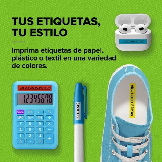 Nastro Dymo LetraTag 12 mm x 4 m Nero su Blu Poliestere