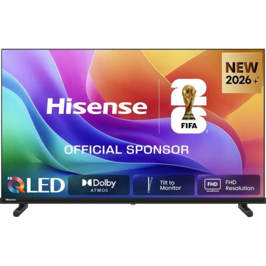 TV Hisense QLED 32A59S 32" Full HD 60Hz Smart TV VIDAA HDR10 Dolby Atmos