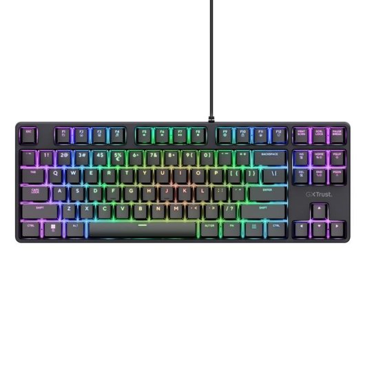 Clavier Trust GXT 864 Cada mécanique compact RGB QWERTY gaming USB