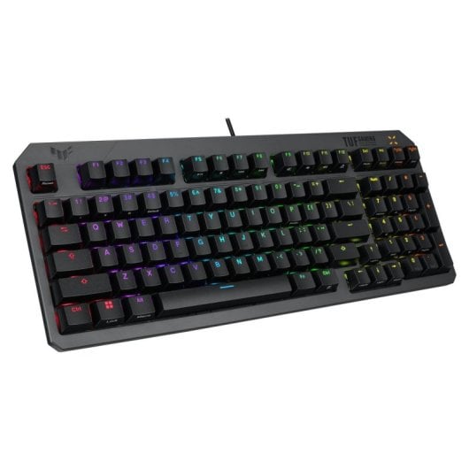 Teclado ASUS TUF Gaming K3 Gen II optomecánico completo con RGB y cable USB 2 m