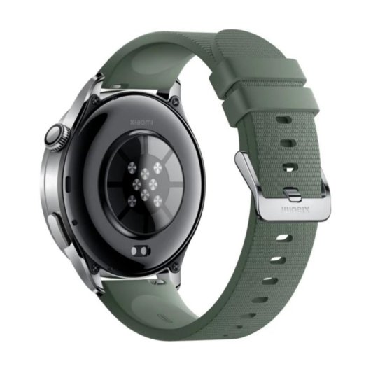 Xiaomi Watch 5 Bluetooth GPS NFC 47mm AMOLED Argent Bracelet Vert M 5ATM SpO2