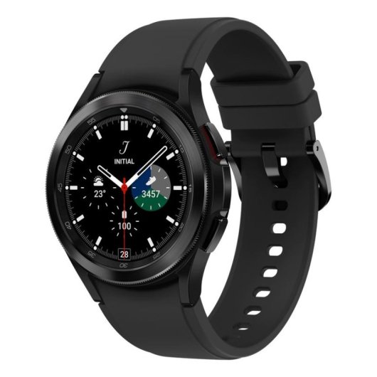 Samsung Galaxy Watch4 Classic GPS Bluetooth NFC 46mm Super AMOLED Negro M Resistencia Agua IP68 SpO2 Pulsómetro
