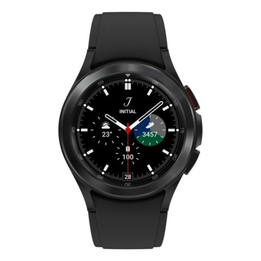 Samsung Galaxy Watch4 Classic GPS Bluetooth NFC 46mm Super AMOLED Negro M Resistencia Agua IP68 SpO2 Pulsómetro