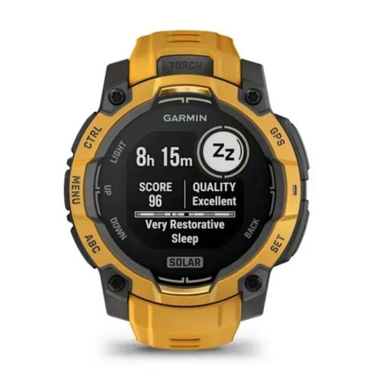 Garmin Instinct 3 GPS Bluetooth 45mm Power Glass Amarillo Talla Única Resistencia Agua 10ATM SpO2 Pulsómetro