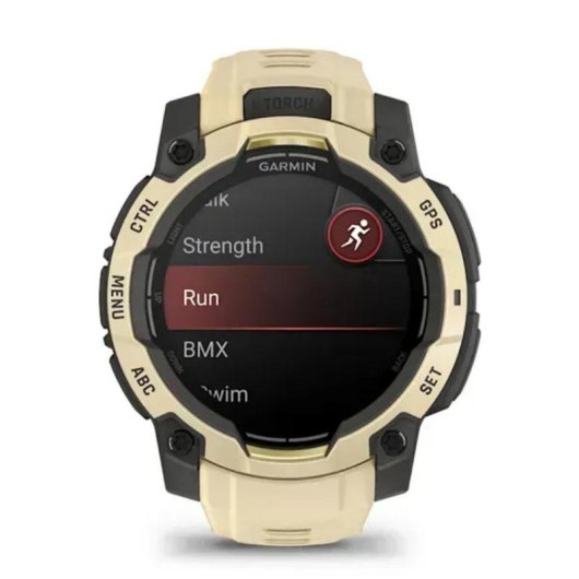 Garmin Instinct 3 AMOLED GPS 45mm AMOLED Beige Unisex Resistencia Agua 10ATM SpO2 Pulsómetro
