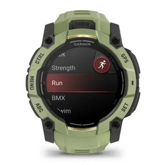 Garmin Instinct 3 AMOLED Bluetooth GPS 50mm AMOLED Vert Unisexe Étanche 10ATM SpO2