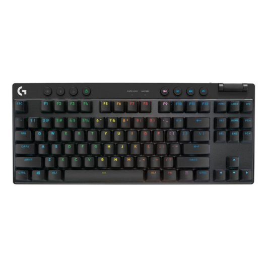 Teclado Logitech G PRO X TKL mecánico inalámbrico con Bluetooth y RGB